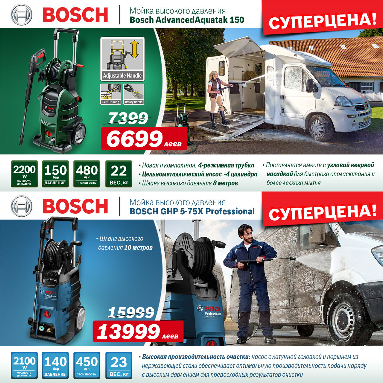 Садовая техника Bosch: Cупер-предложения осени