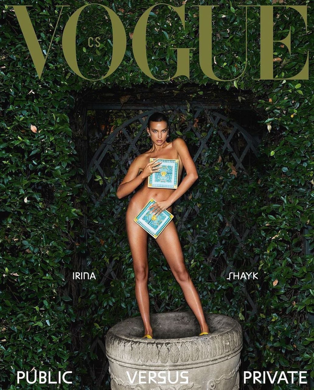 Ирина Шейк снялась обнаженной для Vogue 2
