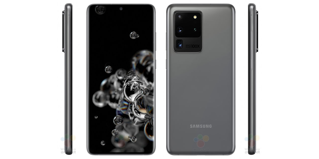 В Сети появились изображения всех версий Samsung Galaxy S20