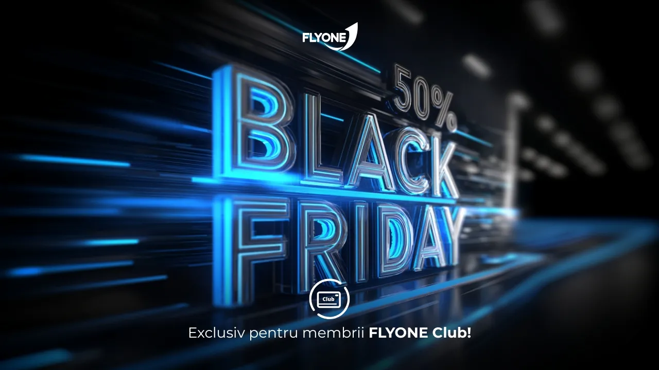 FlyOne: Toate zborurile sunt la jumătate de preț - doar astăzi