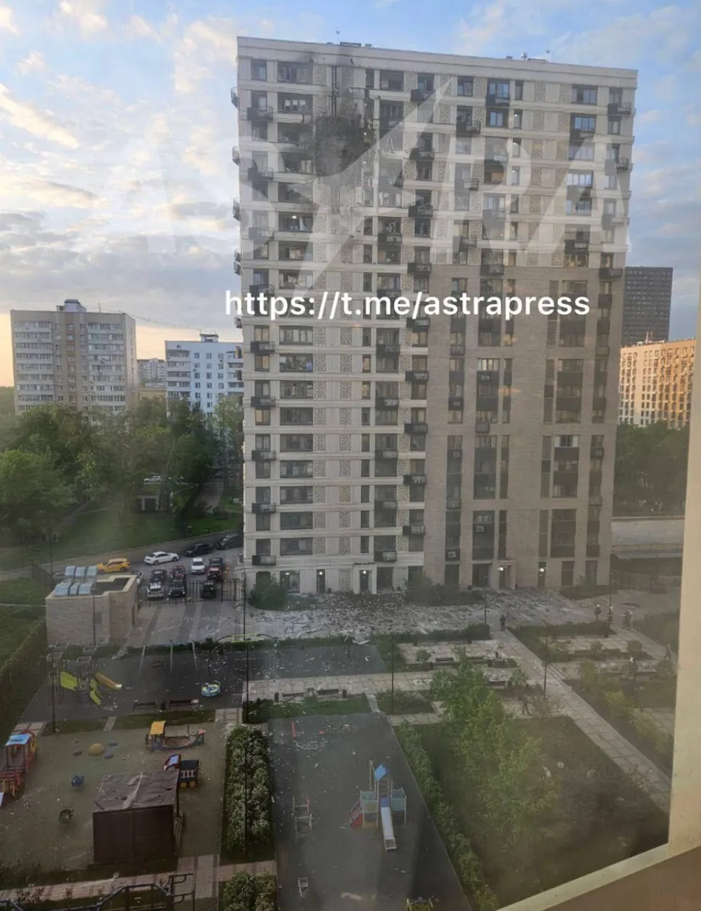 Forțele Armate ale Ucrainei au lovit Moscova: Au fost avariate clădiri rezidențiale și o rafinărie de petrol