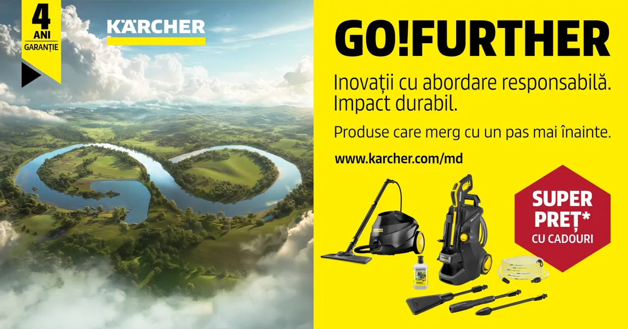 Kärcher Go Further: Inovații cu abordare responsabilă și 4 ani garanție