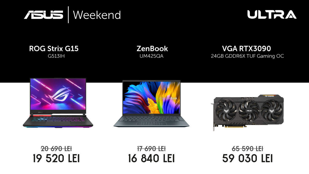 Ultra: Asus Weekend - это значит оптовые цены на весь товар бренда