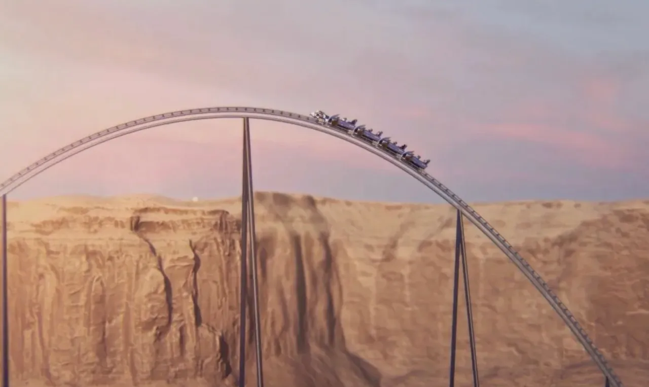 În Arabia Saudită se deschide cel mai mare roller coaster din lume