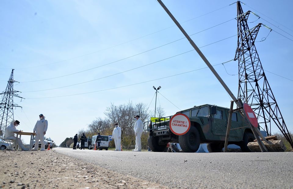 В селе Талмаза установили блокпосты на время карантина