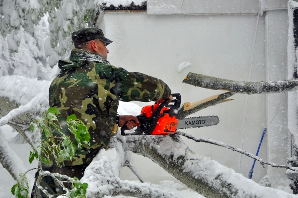 Armata Naţională intervine în zonele afectate de ninsori
