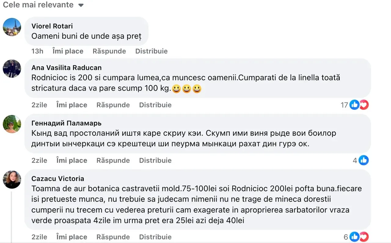 Prețuri exorbitante la castraveți înainte de Paște: Ce spun internauții