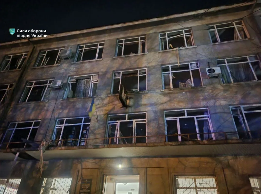 ВСУ показали последствия атаки дронов на Одессу и Николаев