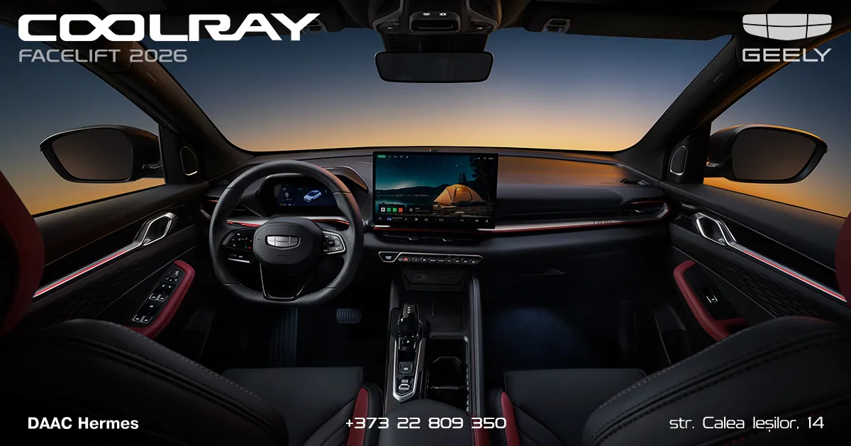 Geely lansează noul Coolray Facelift 2026