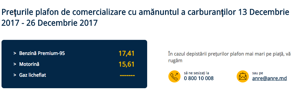 ANRE a stabilit noi preţuri plafon pentru carburanţi: Cât vor costa motorina și benzina