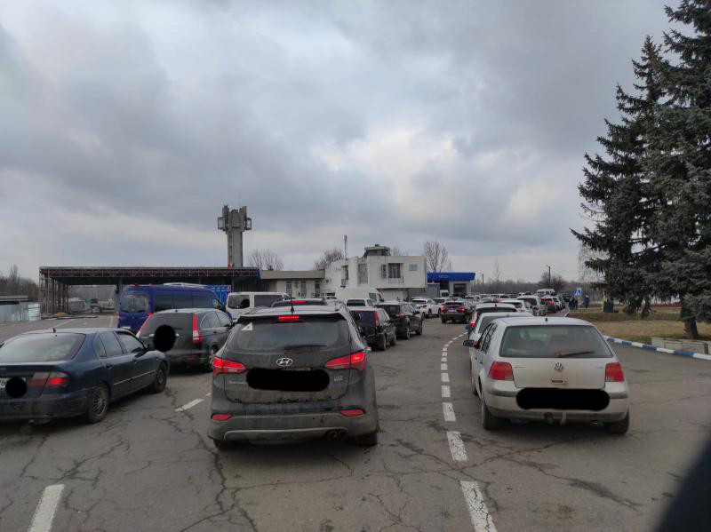 За последние 12 часов в Молдову въехало более 10 000 украинцев
