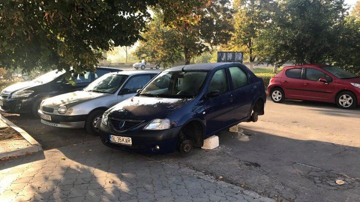 На Чеканах грабители оставили без колес автомобиль гражданина Румынии