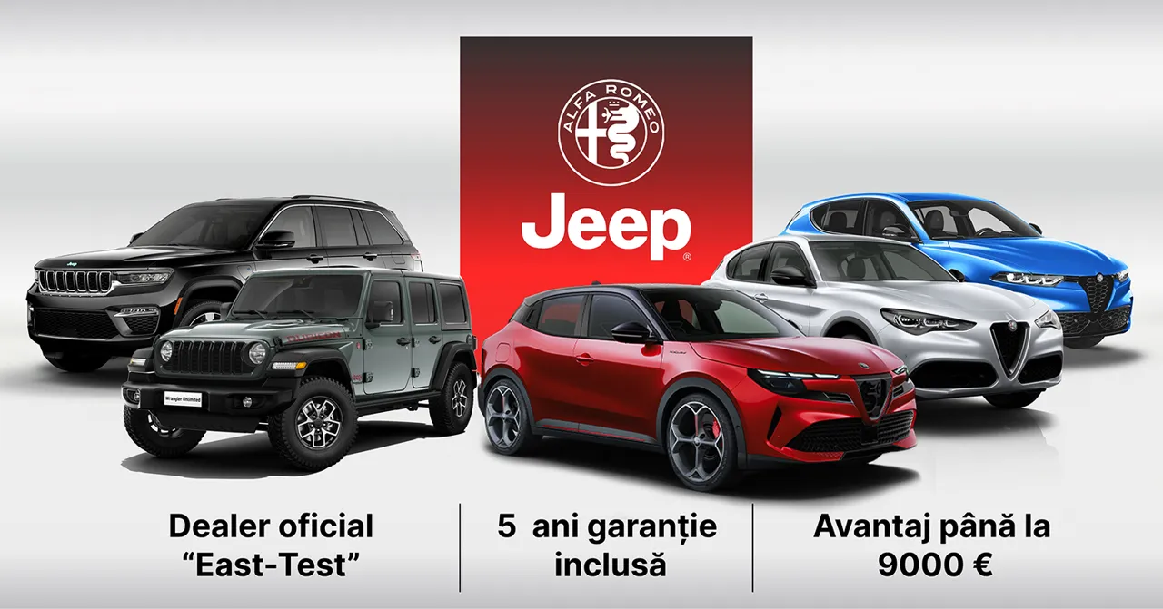 Jeep și Alfa Romeo în Moldova au devenit mai avantajoase: 5 ani garanție și economii de până la 9.000 de euro