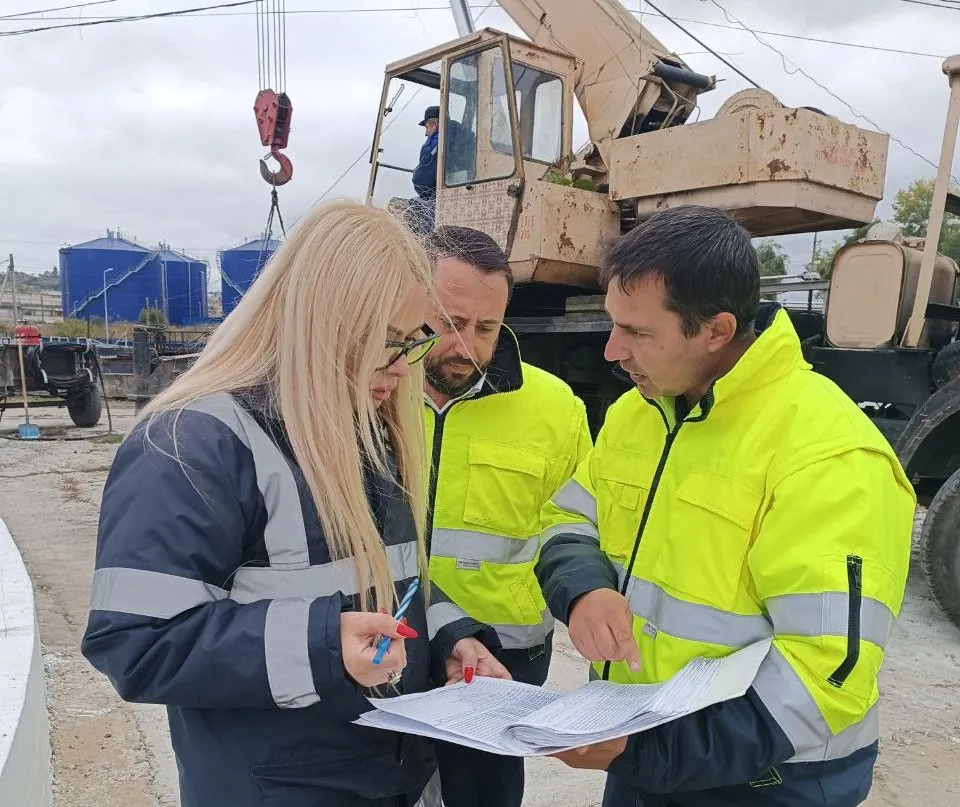 Al treilea decantor secundar, pus în funcțiune la Stația de epurare din Chișinău