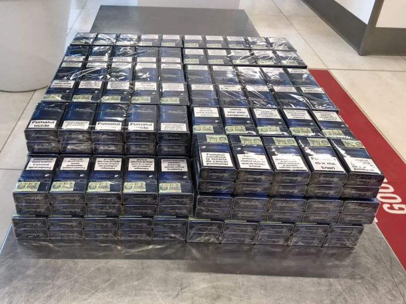 Contrabandă cu țigări la Vama Leușeni și Aeroportul Chișinău