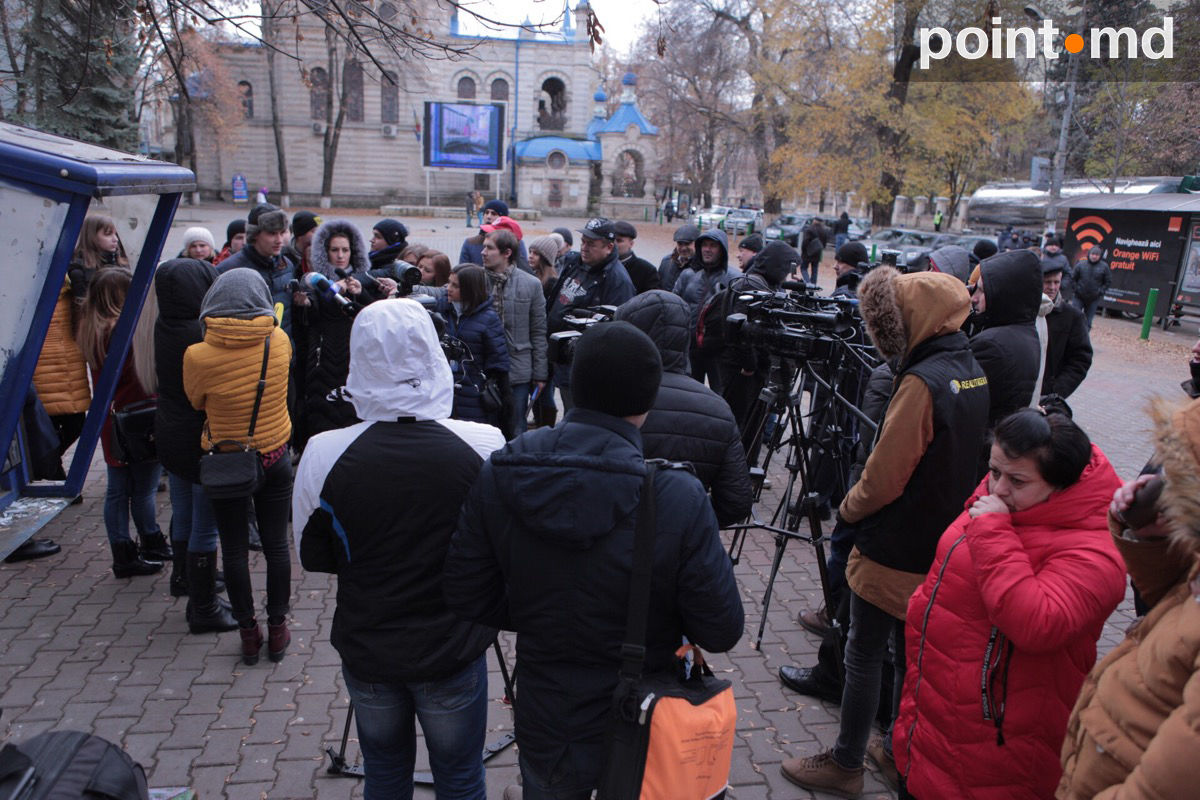 В Кишиневе продолжаются протесты против результатов выборов