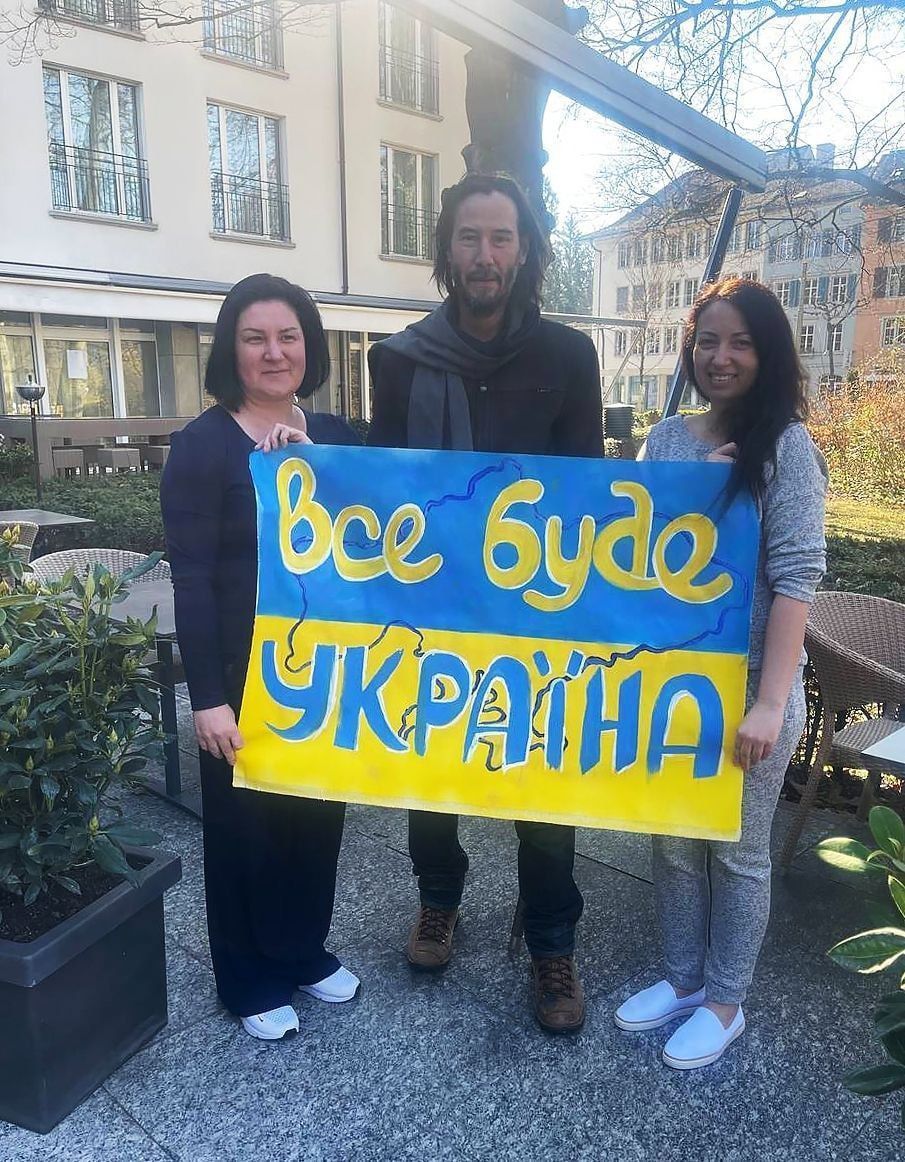 Голливудская звезда Киану Ривз поддержал Украину