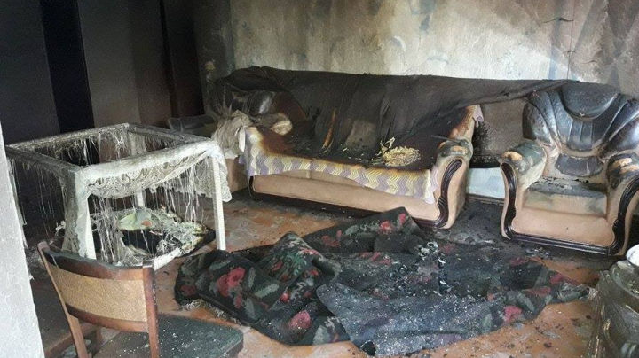 В Хынчештском районе сгорел жилой дом