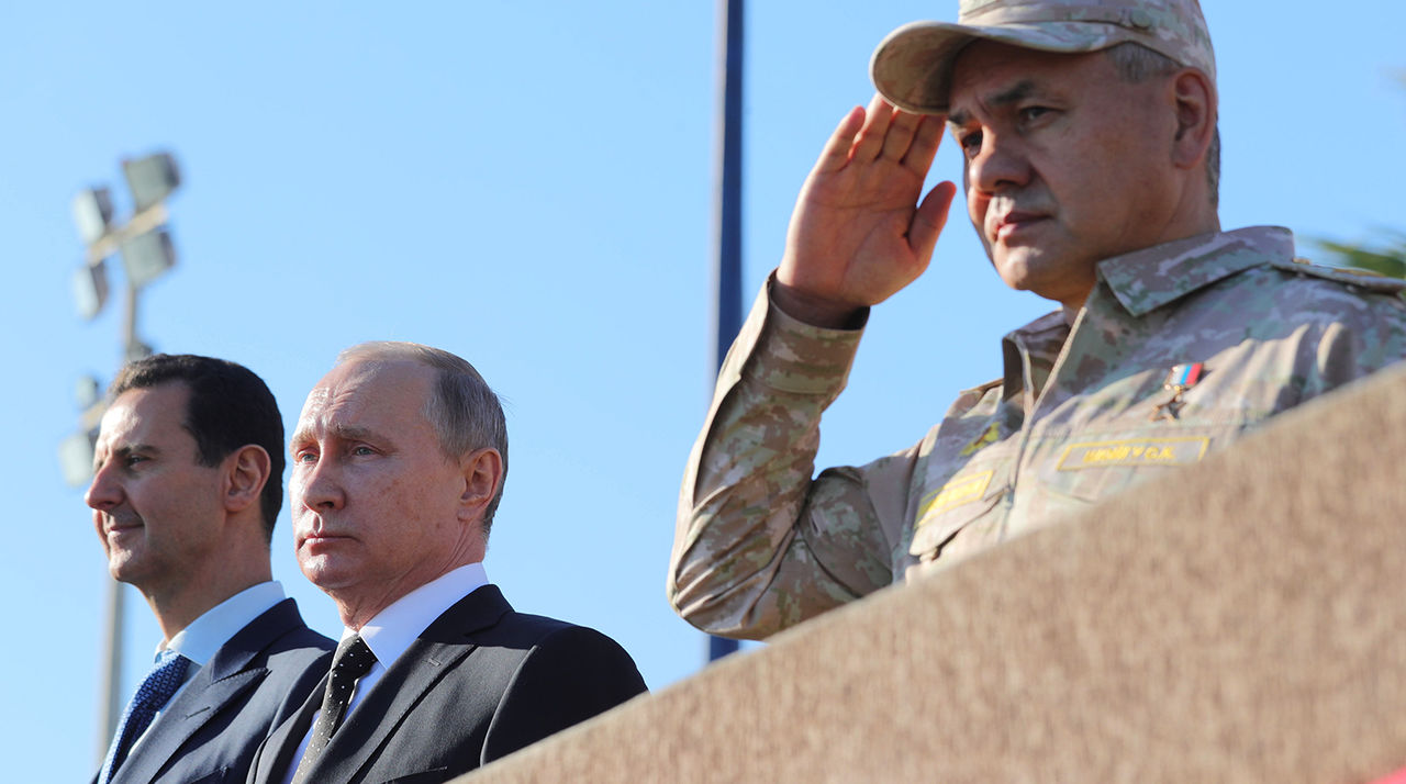 Путин впервые посетил авиабазу «Хмеймим» в Сирии