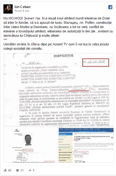 Scandal: Chirtoacă ar fi autorizat noi construcţii în Valea Morilor