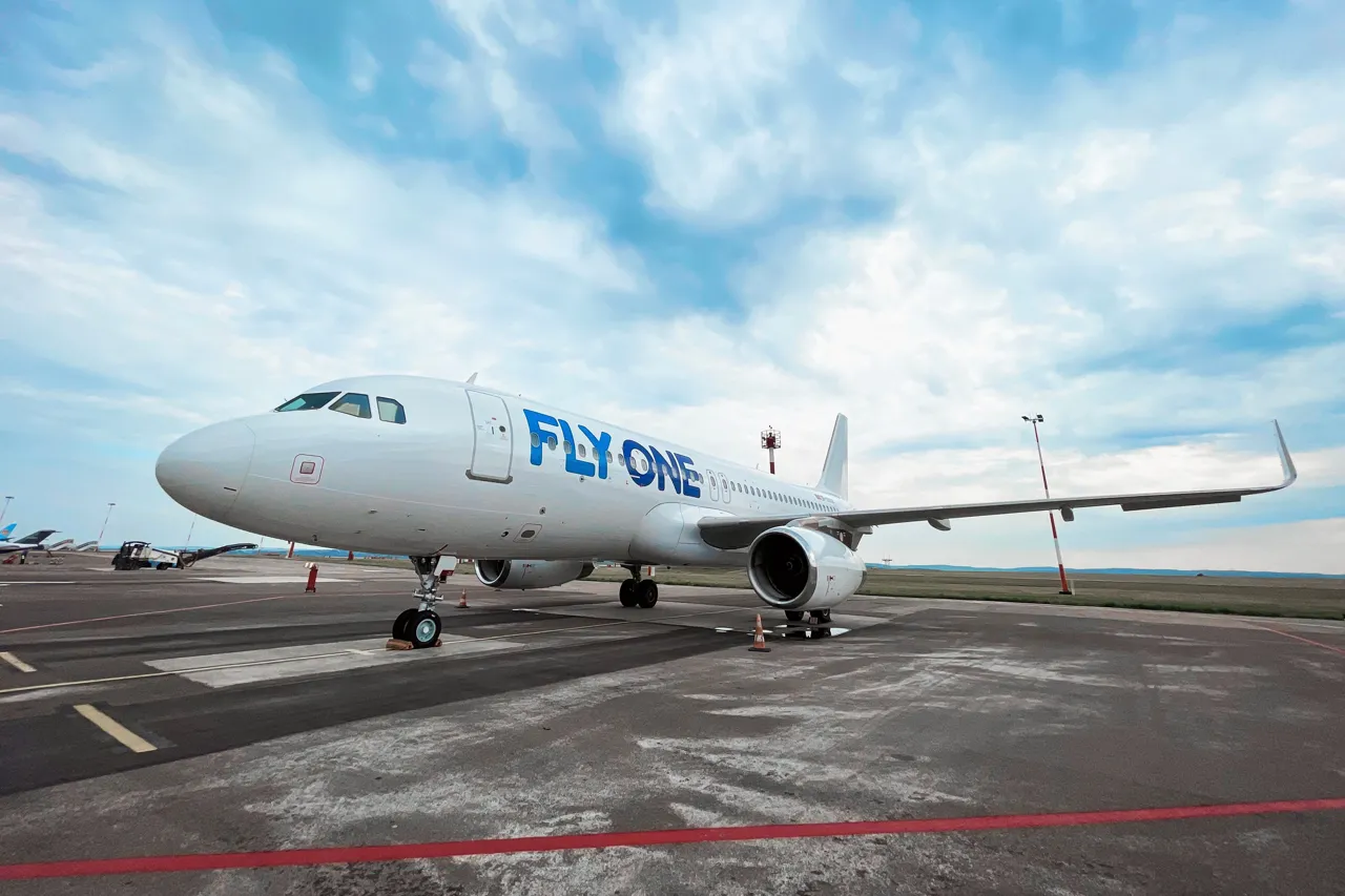 FlyOne увеличивает свой флот еще одним самолетом Airbus A320