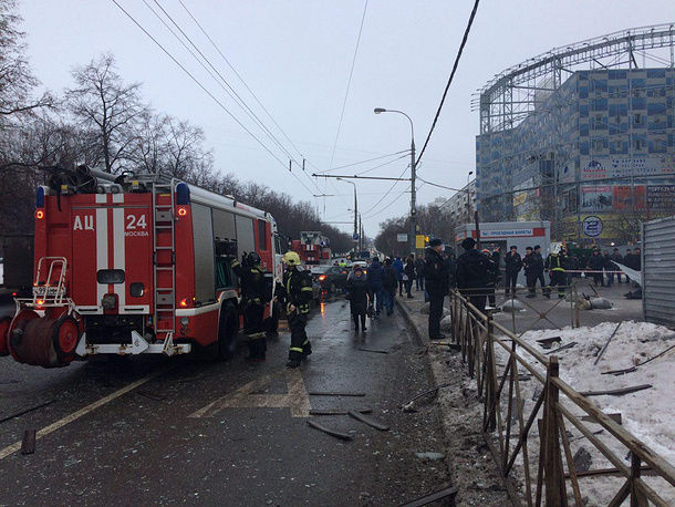 В подземном переходе у метро «Коломенская» в Москве произошел взрыв