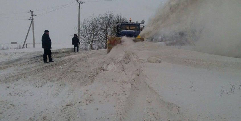 В некоторых районах Молдовы сугробы достигают полутора метров