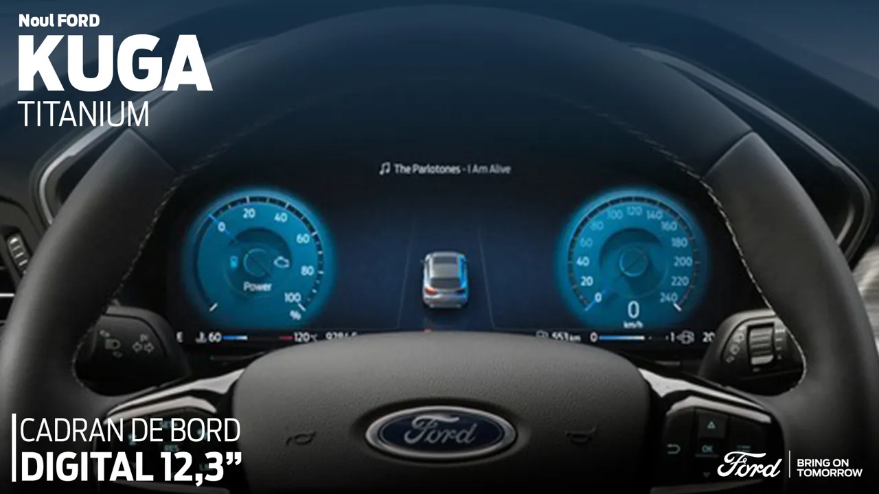 Новый Ford Kuga Titanium: 25 дюймов на двоих