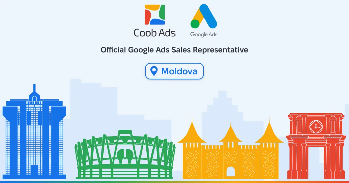 Google назначил Coob Ads официальным Google Ads Sales Representative в Молдове