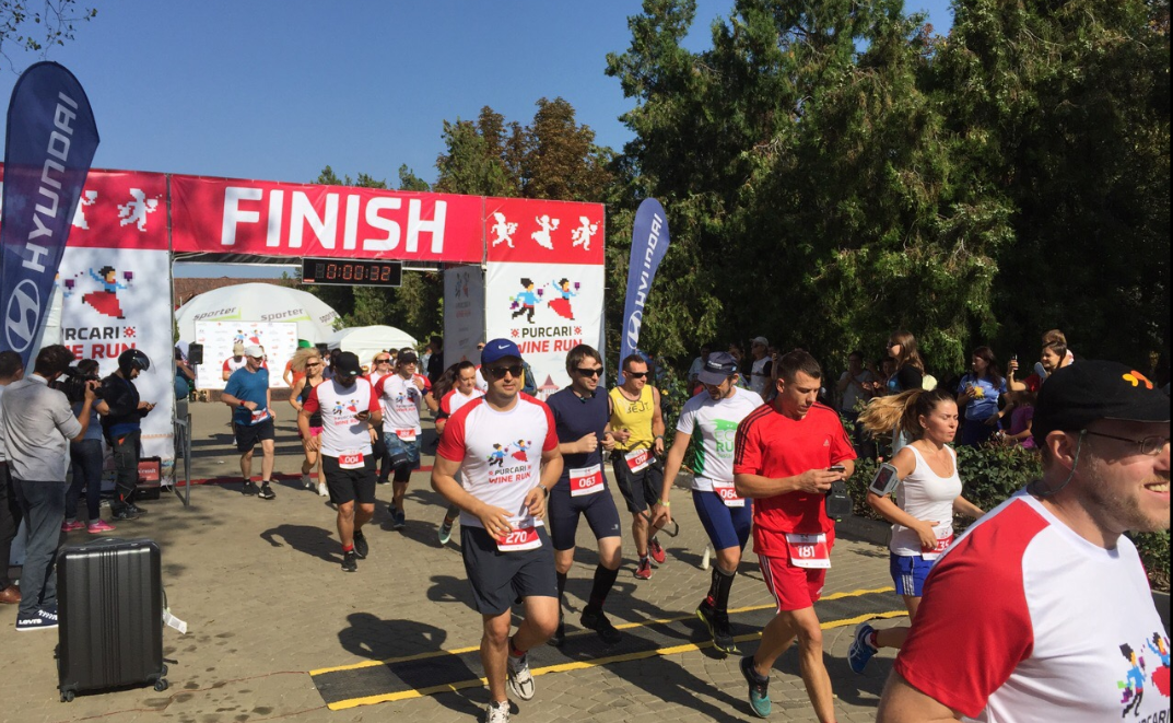 В Пуркарь состоялся необыкновенный забег Purcari Wine Run