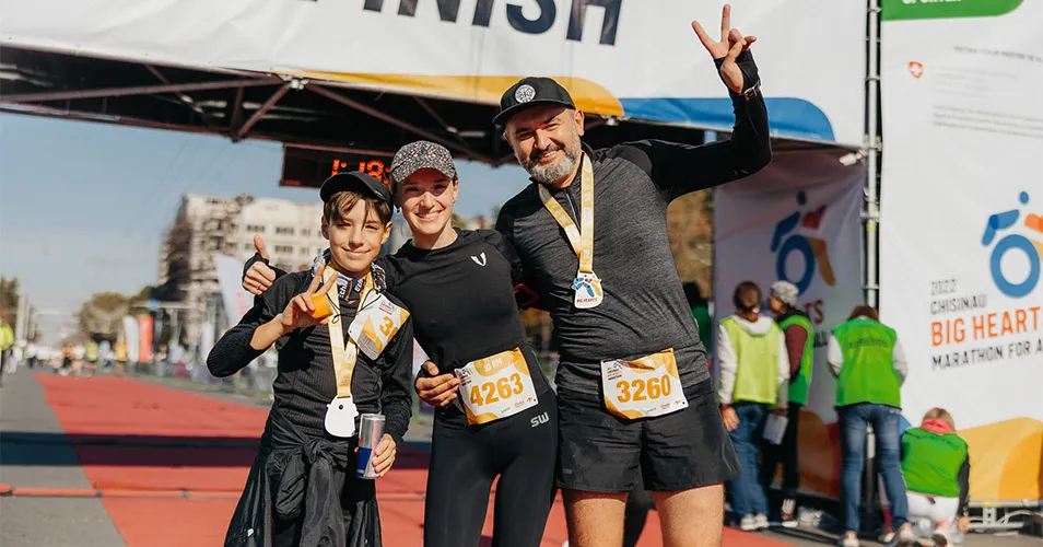 Chișinău Big Hearts Marathon объединяет семьи