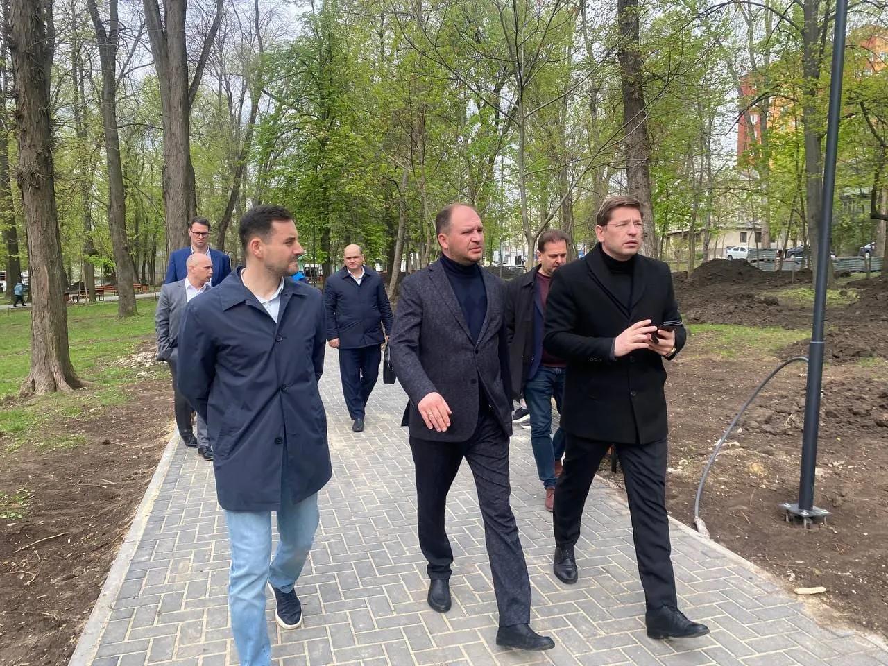 В Кишиневе продолжается ремонт парка "Думитру Рышкану"