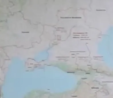 Ministerul rus al Apărării a arătat din greșeală o hartă pe care Odesa și Nikolaev sunt separate de Ucraina