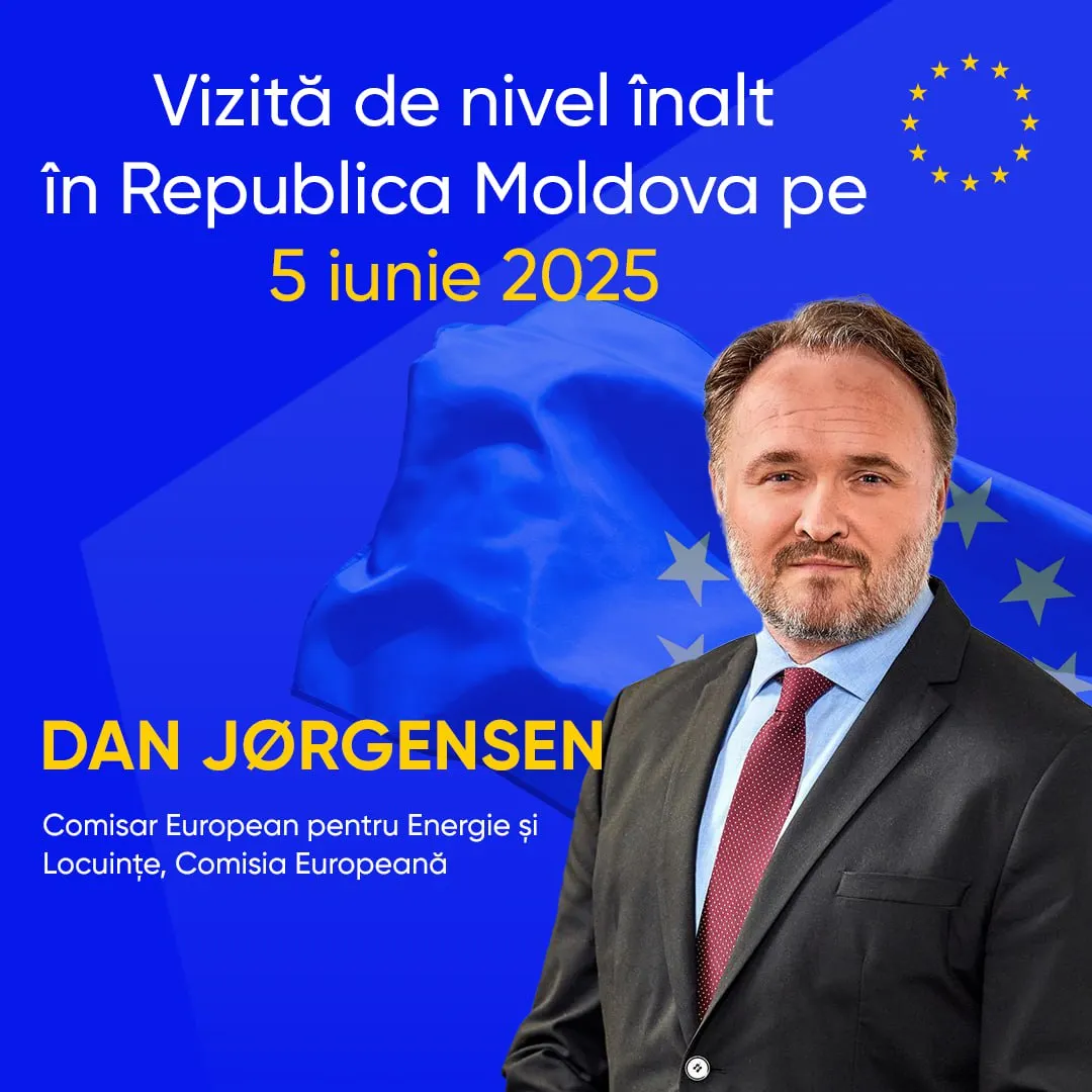 Comisarul European pentru Energie și Locuințe va efectua o vizită în Moldova pe 5 iunie