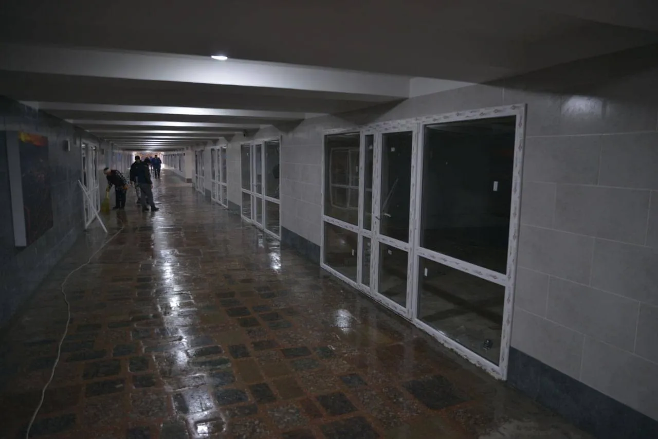 В подземном переходе на улице Иона Крянгэ продолжаются ремонтные работы