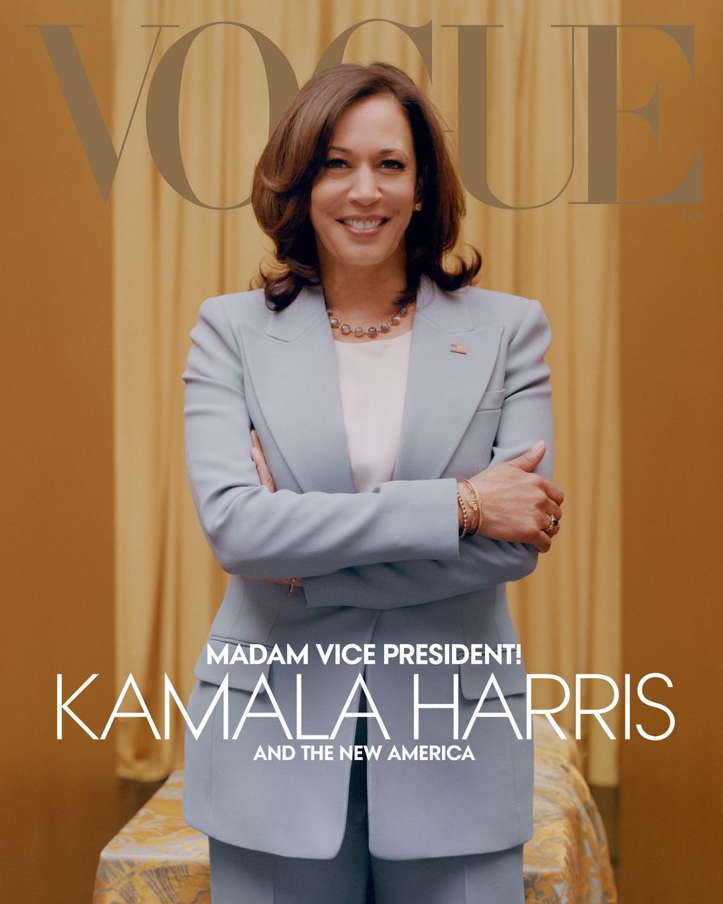 Главного редактора Vogue призвали уйти из журнала после обложки с Камалой Харрис