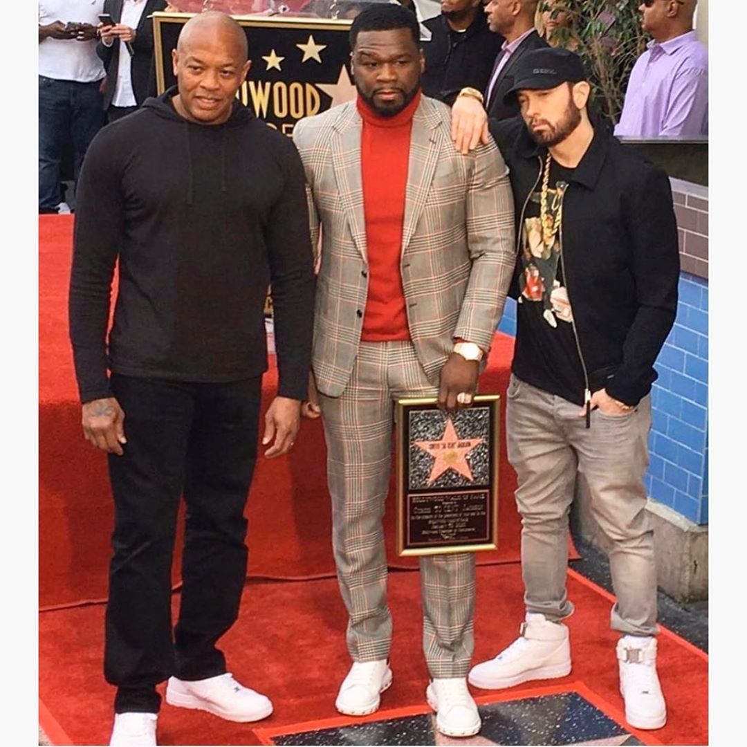 Рэпер 50 Cent удостоился именной звезды на голливудской Аллее славы
