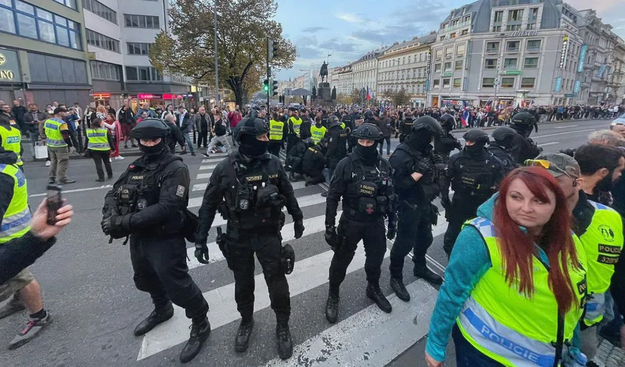 В Чехии прошли антиправительственные акции протеста