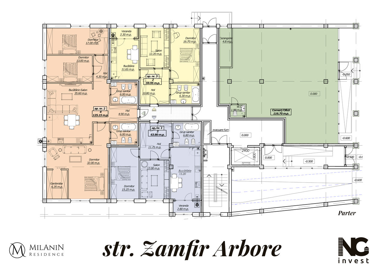 Milanin Residence: Успей забронировать квартиру в новом жилом комплексе Zamfir Arbore 2 по в 590€/m² ®