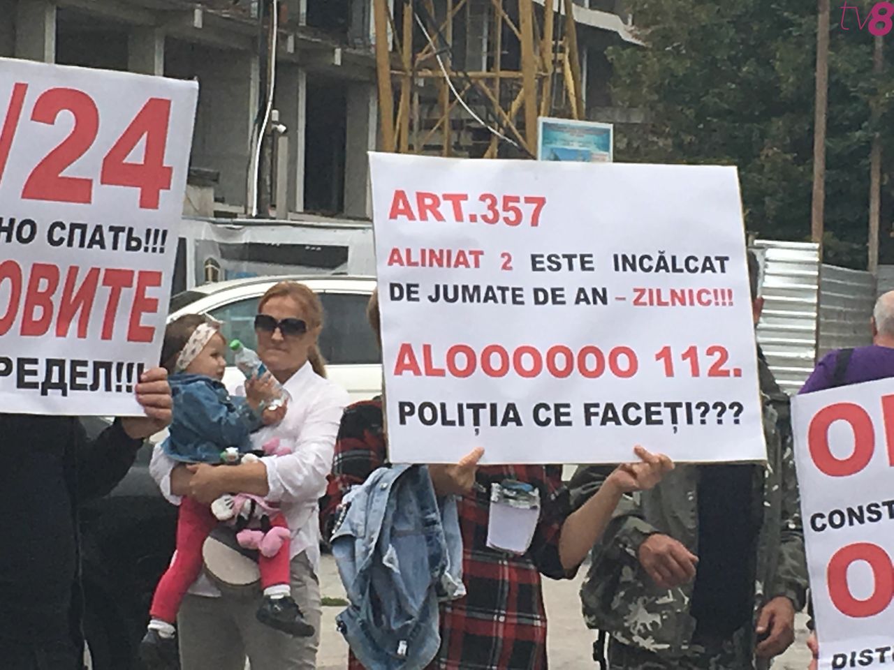 В Кишиневе прошел протест против строительства жилого комплекса