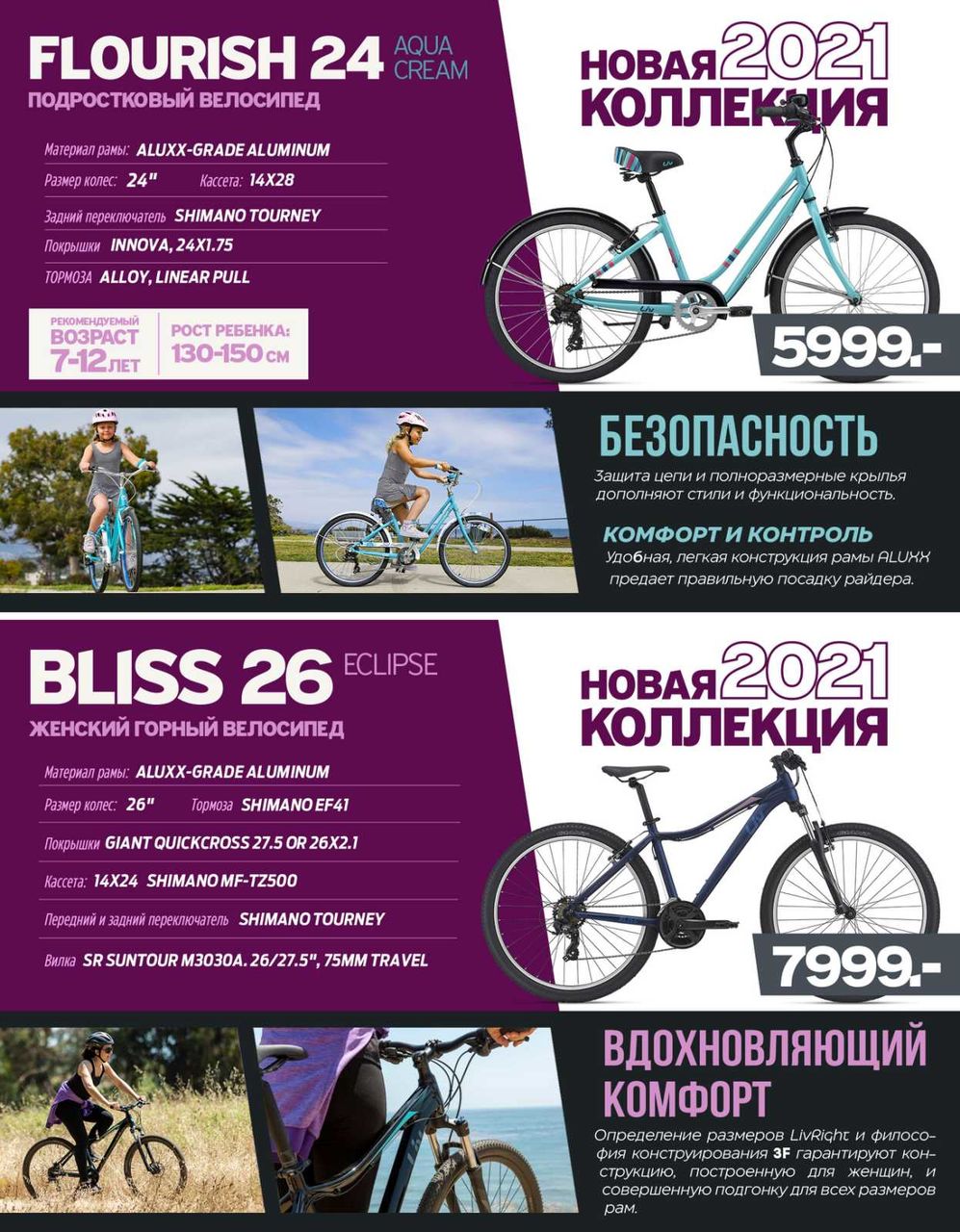 Giant: Новая коллекция велосипедов 2021 года уже в продаже