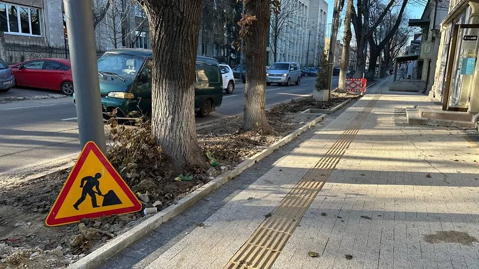 Одна из улиц Кишинева станет удобнее для пешеходов