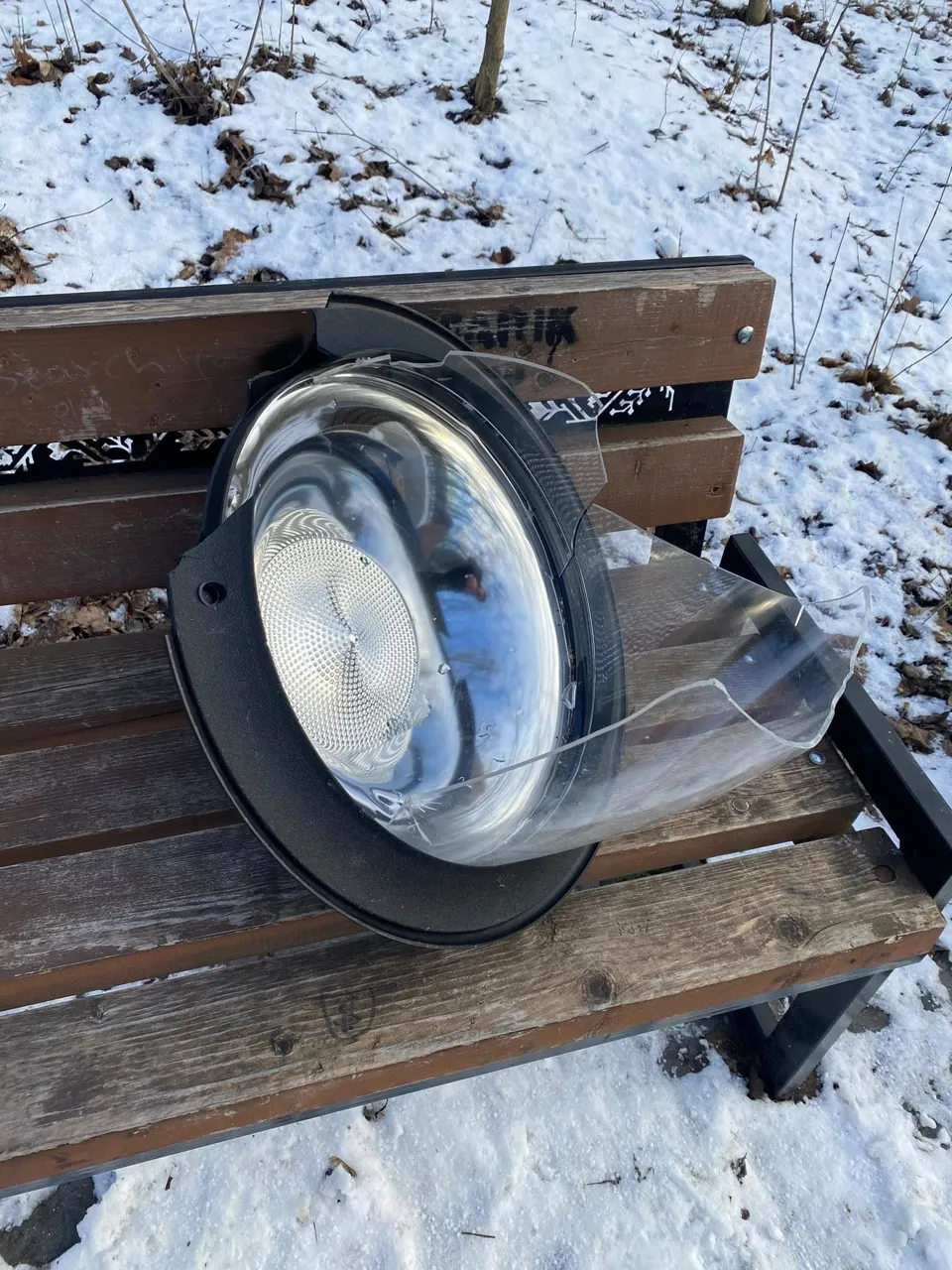 Un gard și mai multe corpuri de iluminat, vandalizate în Parcul Râșcani