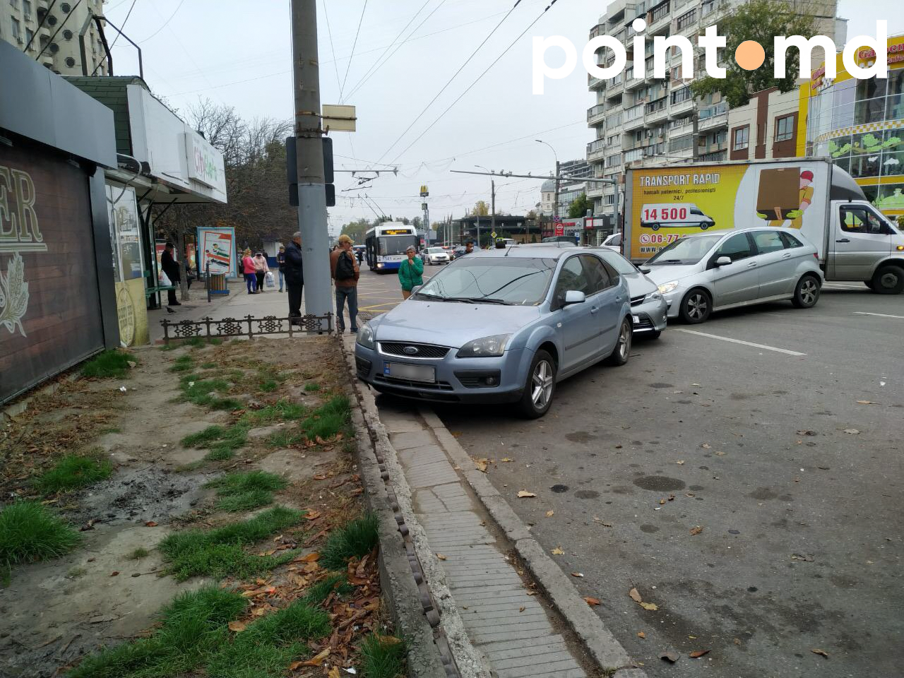 На Рышкановке из-за ДТП образовалась большая пробка