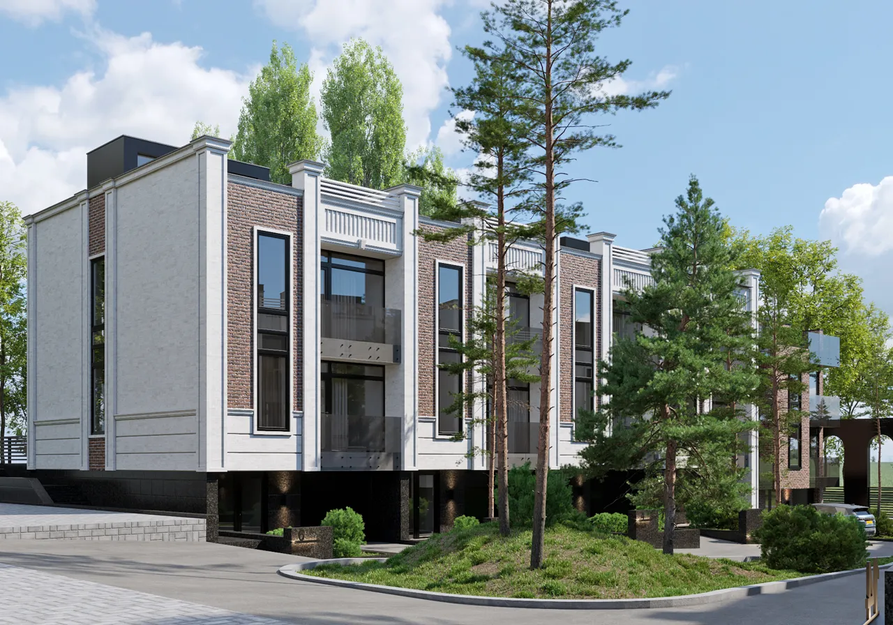Sun Residence: качественный, элитный комплекс таунхаусов в центре города, в пешей доступности Valea Morilor