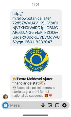 Появился новый тип мошенничества под видом "Пошта Молдовей"