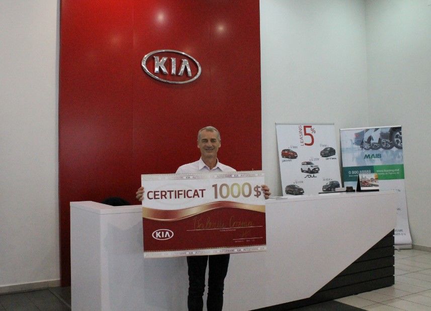 KIA Moldova: Продано 1 000 автомобилей ®