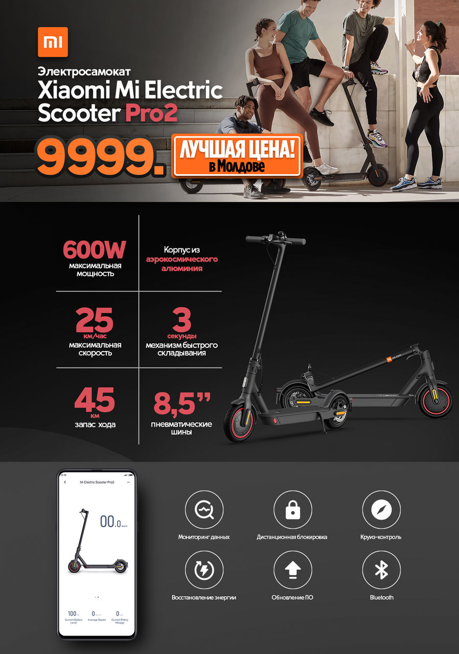 Электросамокаты Xiaomi: Премьера в сети магазинов Giant