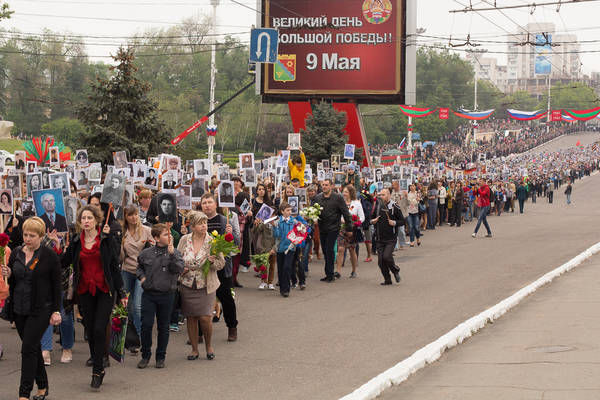 В акции "Бессмертный полк" в Приднестровье участвовали 25 тысяч человек
