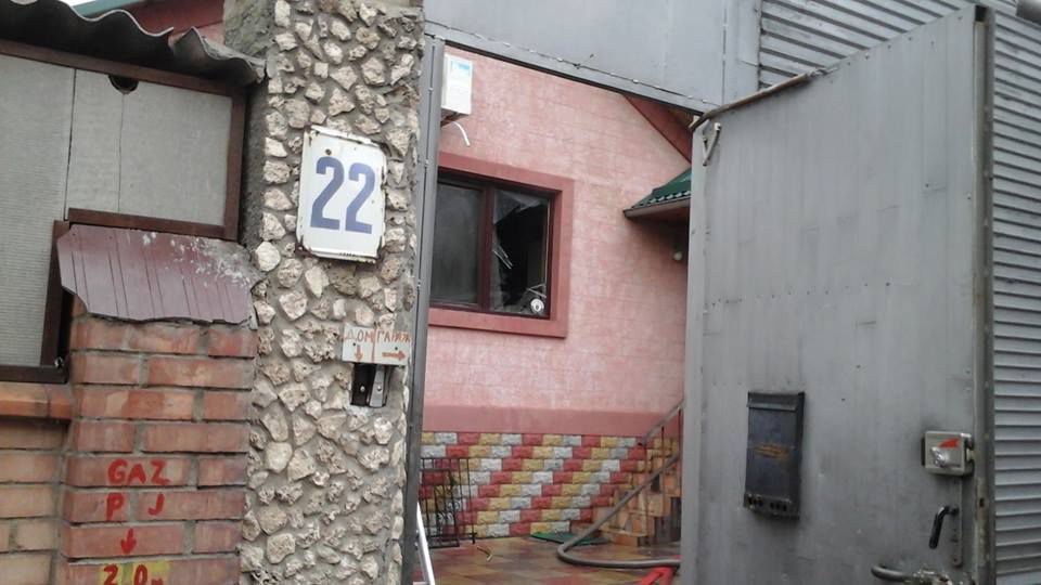 O saună de la Buiucani a fost cuprinsă de flăcări